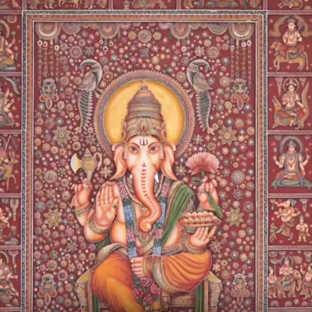 Image from the Yogeshwar Kalamkari WhatsApp channel